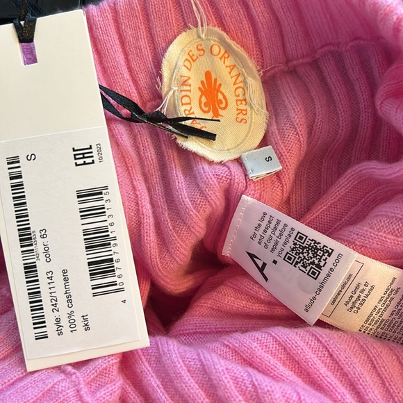 JARDIN DES ORANGERS
High-rise ribbed-knit cashmere midi skirt size (S) - Picture 7 of 7